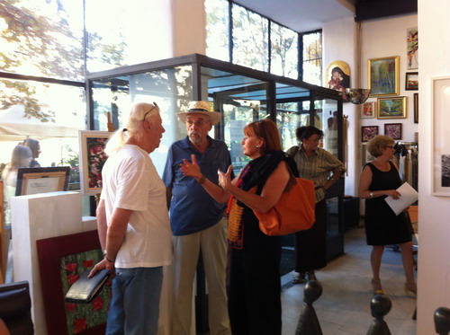Vernissage der Ausstellung 'Straßen verbinden Kulturen' in der Galerie Helios, Temeschwar