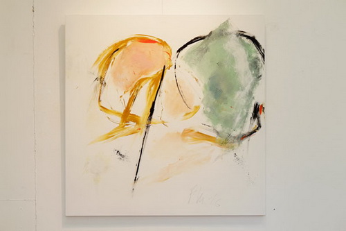 "Das Eine und das Andere", Ausstellung im Kurfürstlichen Gärtnerhaus Bonn zusammen mit der Bildhauerin Lotte Thünker, März 2016, Fotos Lilian Szokody