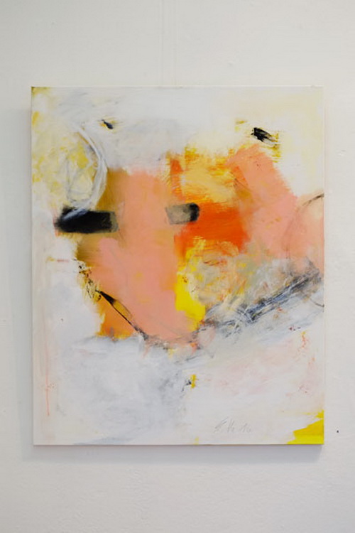 "Das Eine und das Andere", Ausstellung im Kurfürstlichen Gärtnerhaus Bonn zusammen mit der Bildhauerin Lotte Thünker, März 2016, Fotos Lilian Szokody
