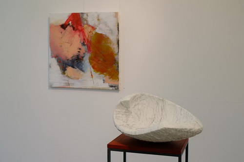 "Das Eine und das Andere", Ausstellung im Kurfürstlichen Gärtnerhaus Bonn zusammen mit der Bildhauerin Lotte Thünker, März 2016, Fotos Lilian Szokody